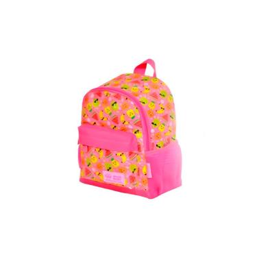 Imagem de Mochila Infantil GXM Estampas Divertida Escola Poliéster 27cm X 18,5cm Frutinha para Cr...