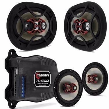 Imagem de Kit 4 Alto Falante Bravox 6X9 + 6 Pol + Modulo Tl500 Taramps