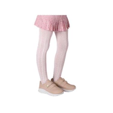 Imagem de Meia calça infantil algodão trabalhada Duck ref 7053 - Duck way, GG, R