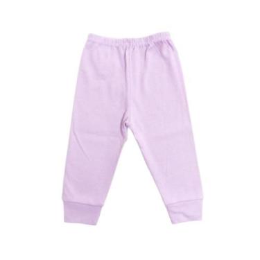 Imagem de Calça suedine bebê unissex Odicon Ref 4261 Tamanho:RNcor:Lilas Claro, 