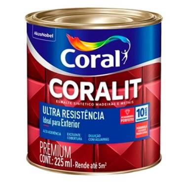 Imagem de Esmalte sintetico ultra res. alto brilho cinza escuro 900ml - Coral