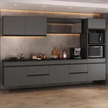 Imagem de Cozinha Modular Suspensa Milano MP2413 10 Portas 2 Gavetas MDF MDP 301