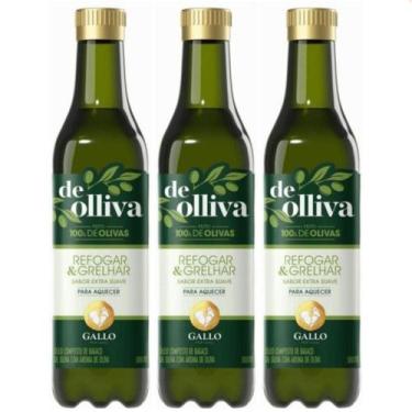 Imagem de Kit 3 Óleo Composto Gallo Tipo Único Refogar e Grelhar 500ml