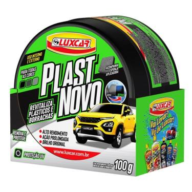 Imagem de Renovador de Plásticos e Borrachas 4770 100G Proteção UV Brilho Seco para Vinil e Para-Choques Luxcar