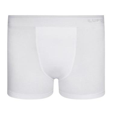 Imagem de Cueca Boxer Infantil Menino Lupo, G, Branco