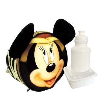 Imagem de Lancheira Térmica Especial Infantil Minnie Mouse Safari F5 - próprio
