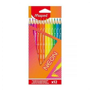 Imagem de Lápis de cor Neon 12 cores 832080ZV - Maped