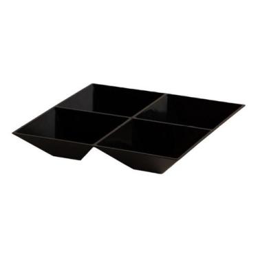 Imagem de Kit c/ 3 Petisqueira Quadrada C/ 4 Divisoes Para Frios Para - Paramoun