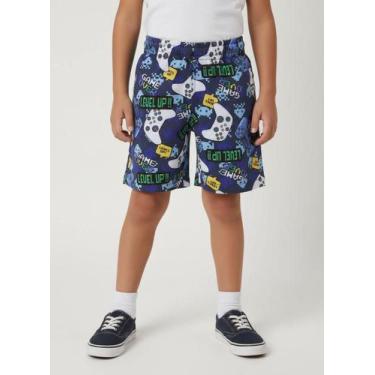 Imagem de Bermuda Microfibra Infantil Para Menino - MARINHO - Nell Kids, 6, Mari