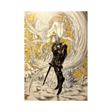 Imagem de Pôster De Arte De Parede Luxuoso E Impermeável Do Jogo Final Fantasy, 