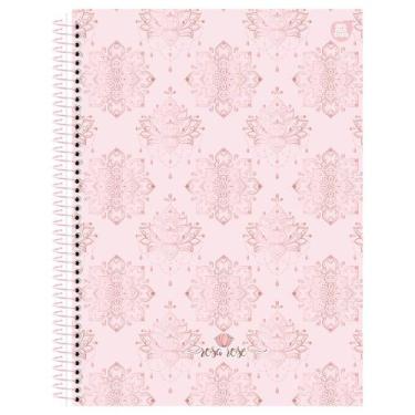 Imagem de Caderno Espiral Universitário Capa Dura 15 Matérias 240 Folhas Rosa Ro