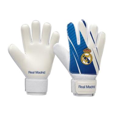 Imagem de Luva De Goleiro Real Madrid Estádios Azul - Infantil Tamanho:7Cor:Azul