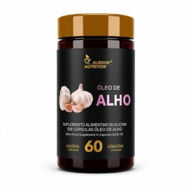Imagem de Óleo de Alho Alicina 60 cápsulas rico em vitaminas C D E A fósforo fer