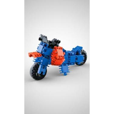 Imagem de Brinquedo Monta-Monta Moto Construtor Blocos Plástico - Congratulation
