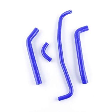 Imagem de LUXERAD Mangueira de silicone de arrefecimento ATV Performance 3 camadas 4,5 mm para ATK cannondale speed 440 2002 (azul)