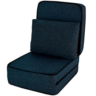 Imagem de Puff Colchonete Dobrável/Sofa 3 em 1 + Travesseiro Solteiro BF Colchões