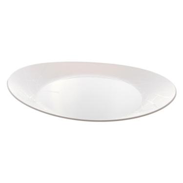 Imagem de Prato Descartável Oval Grande 245mm x 210mm com 10 Unidades Prafesta