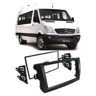 Imagem de Moldura Painel 2 Din Sprinter 2013 1014 2015 2016 2017 2018