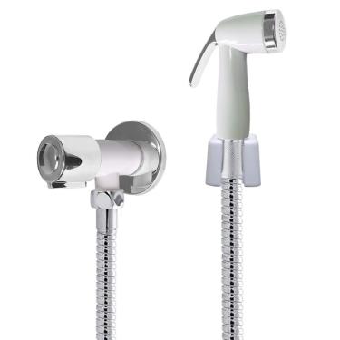 Imagem de Ducha Higiênica Íntima Para Banheiro Abs Cromado Single Clius