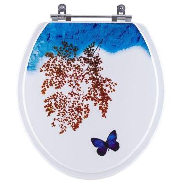 Imagem de Assento Sanitário Decorado Borboleta Eco Para Vaso Celite