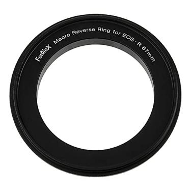 Imagem de Anel reverso macro 67mm compatível com Canon RF - Adaptador de montagem de câmera para filtro de rosca de 67mm para câmeras sem espelho Canon RF Mount