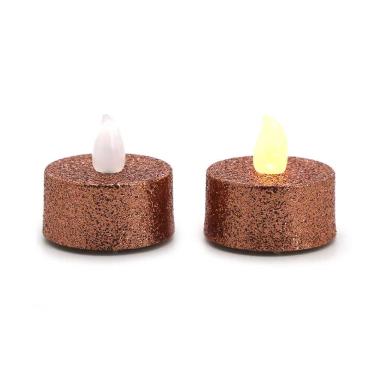 Imagem de Vela Led Tealight Le Glitter com 2 Unidades - Item Sortido