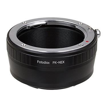 Imagem de Fotodiox Lens Mount Adapter - PK-NEX, Pentax K/PK Lens to Sony Alpha Nex E-mount Camera Adapter, compatível com Sony NEX 3, Nex 5, NEX-VG10