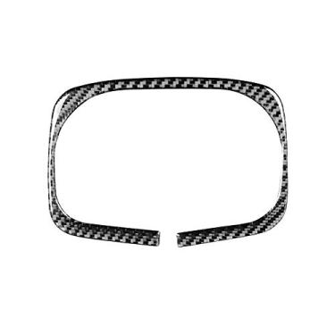 Imagem de FINMOKAL Guarnição Da Tampa Da Estrutura Do Porta-Copos Traseiro De Fibra De Carbono Para Honda Civic 8Th 2006-2011 Preto, Fibra De Carbono