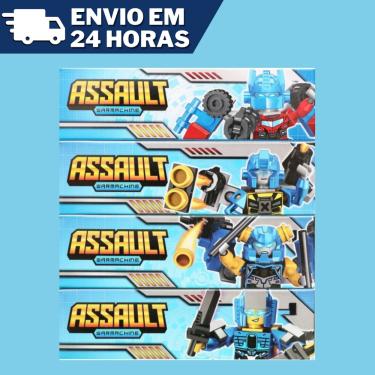 Imagem de Blocos de Montar Assault Brinquedo 2 em 1