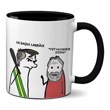 Imagem de Caneca Sai Daqui Ladrão O PT Não Vai Consertar Esse País (Preta)
