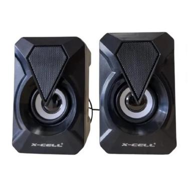 Imagem de Caixa de Som USB Multimidia Com LED 10W RMS XC-CM-18