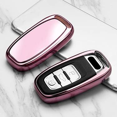 Imagem de CSHU Porta-chaves da capa do carro Porta-chaves Porta-chaves Porta-chaves, apto para Audi A1 A3 A4 A5 A6 A7 A8 Quattro Q3 Q5 Q7 2009 2010 2011 2012 2013 2014 2015,4