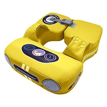 Imagem de Boia de natação para bebê em forma de carro Boia de natação para bebê não inflável, impermeável e macia para treino de natação para bebês de 8 a 48 meses, meninos e meninas POPQ