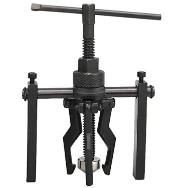 Imagem de Sinyiol Extrator de rolamento piloto com 3 garras removíveis, extrator de engrenagem de alcance ajustável, bucha de extrator manual conjunto de extrator de rolamento de roda para carro de motocicleta