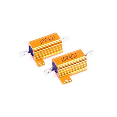 Imagem de LM YN 10 Watt 4 Ohm 5% Resistor de Corda de Alumínio Eletrônico Resistor de Ouro para Luzes de LED Inversor Divisor de Frequência Servo Industrial Control 2 peças