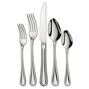 Imagem de Conjunto de talheres de aço inoxidável 18/10, 20 peças, extra grosso, para uso diário – conjunto de talheres para 4