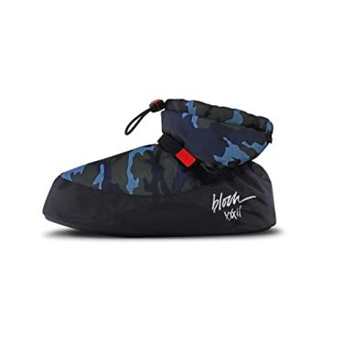 Imagem de Bloch Bota feminina de cano curto, Estampa camuflada azul, Medium