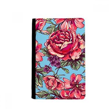 Imagem de Calça Flower Life Leaf Sky Passport Holder Notecase Burse Wallet Cover Card Purse, Multicolorido.