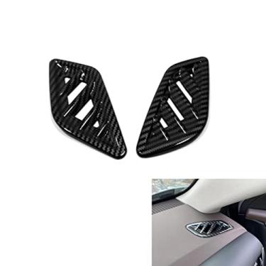 Imagem de Xodouhi Apto para Nissan X-Trail Rogue 2021 2022 Air Vent Outlet Cover Trim Frame Fibra de Carbono