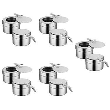 Imagem de 10 Pcs Fuel Holder Servidores De Buffet e Aquecedores Porta-latas De Combustível Para Rechaud Chafer Para Festa De Churrasco Buffet Combustível De Prato Multifuncional Suíte