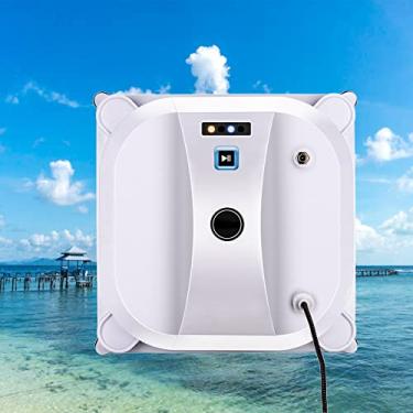 Imagem de Robô limpador de janelas com controle remoto, limpeza de vidro elétrica robótica - sucção a vácuo anti-queda/2500pa, para janelas altas internas e externas