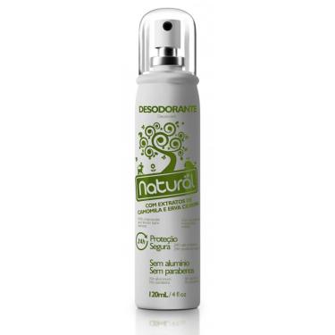 Imagem de Desodorante Natural Spray Sem Parabenos Extrato de Camomila e Erva Cidreira com 120ml Suavetex 120ml