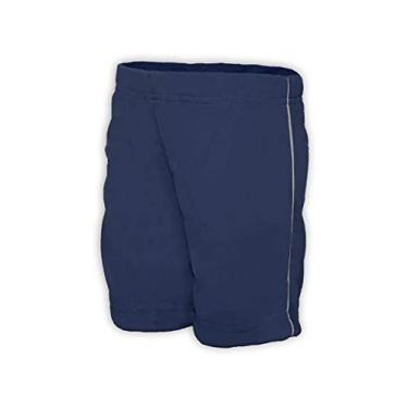 Imagem de Bermuda Helanca Infantil Azul Marinho Tamanho 08