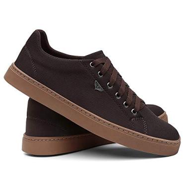 Imagem de Sapatênis Urbano Colorido Conforto - Café/38