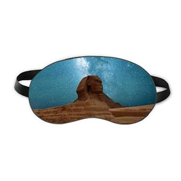 Imagem de Blue Sky Red Earth Mummy Sleep Eye Shield Soft Night Vlindfold Shade Cover