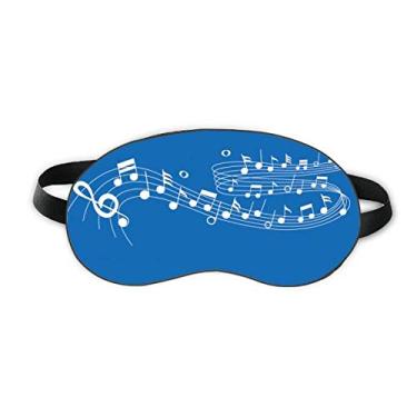 Imagem de Blue Flappg Music 5-le Staff Sleep Eye Shield Capa para sombra noturna macia