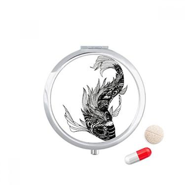 Imagem de Caixa de comprimidos The Classic of Mountains, caixa de armazenamento de remédios com bolso da Masterpiece