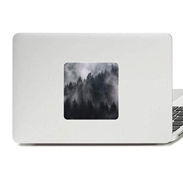 Imagem de Adesivo de vinil Paster para laptop Dark Forest Mountain Fog Mist
