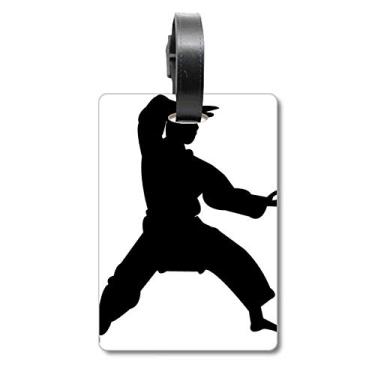 Imagem de China Martial Art Shaolin Kung Fu Bolsa de Mala Etiqueta de Bagagem Etiqueta de Bagagem Etiqueta de Scutcheon Pendurada