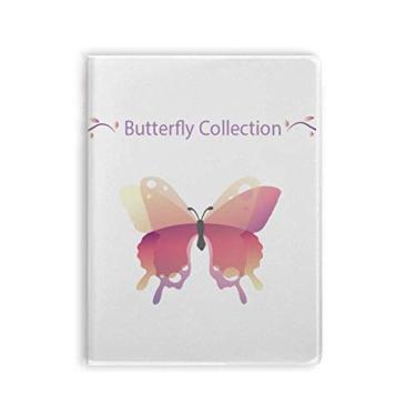 Imagem de Diário de capa macia para caderno Pink Butterfly Collection